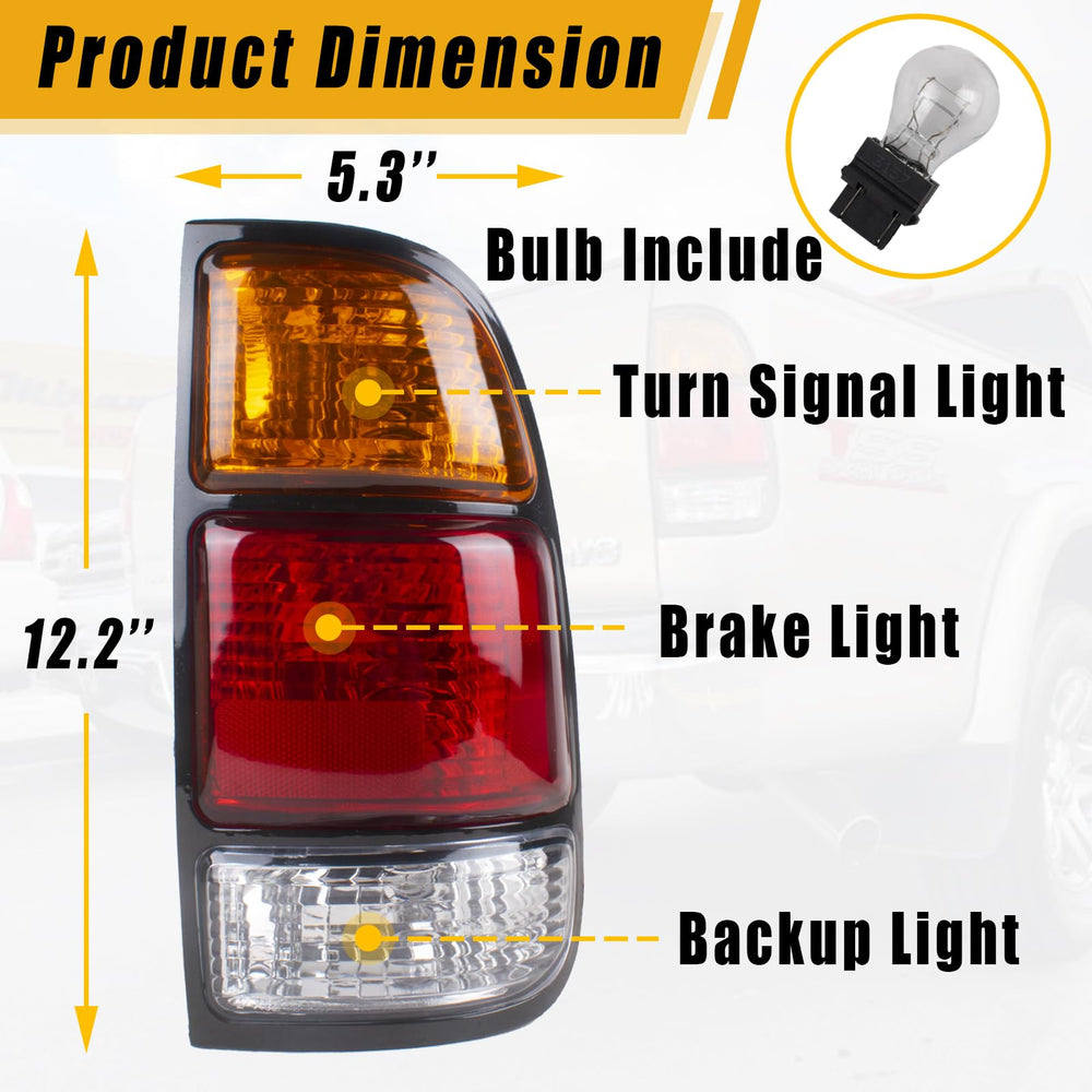 Boine passenger-side tail light for Toyota Tundra enhances rear signaling clarity.