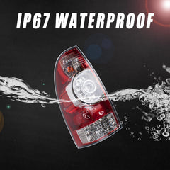 Boine taillight includes harness for plug-and-play installation.