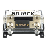 BOJACK ANL fuse holder with a transparent cover for easy fuse status inspection.
