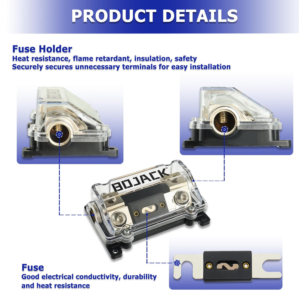 BOJACK insulating cover and heat‑resistant shell protecting the fuse block.