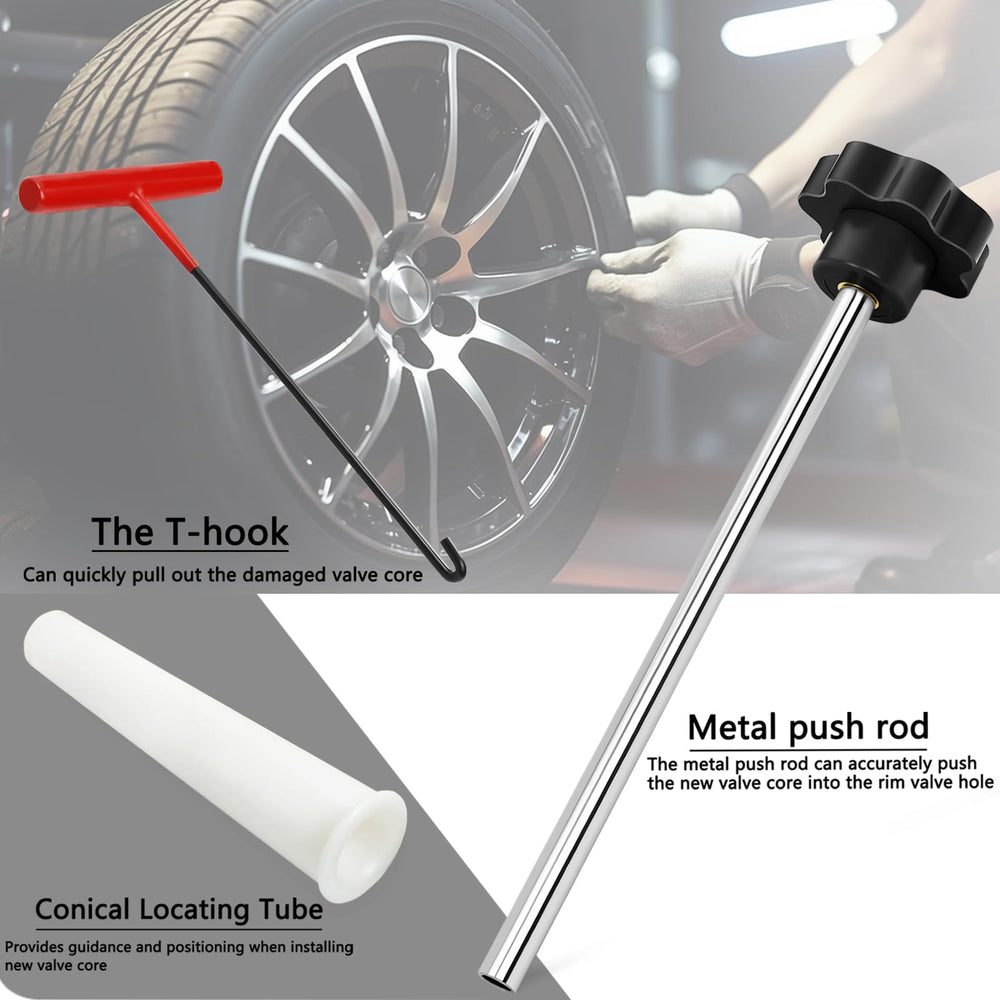 BOJIAN valve stem hook enables safe core extraction