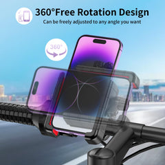 bokilino bike phone mount wide compatibility fits sizes 4.5 to 7 inches.