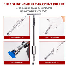 Bolitmus bridge puller stabilizes larger dents for smooth repair