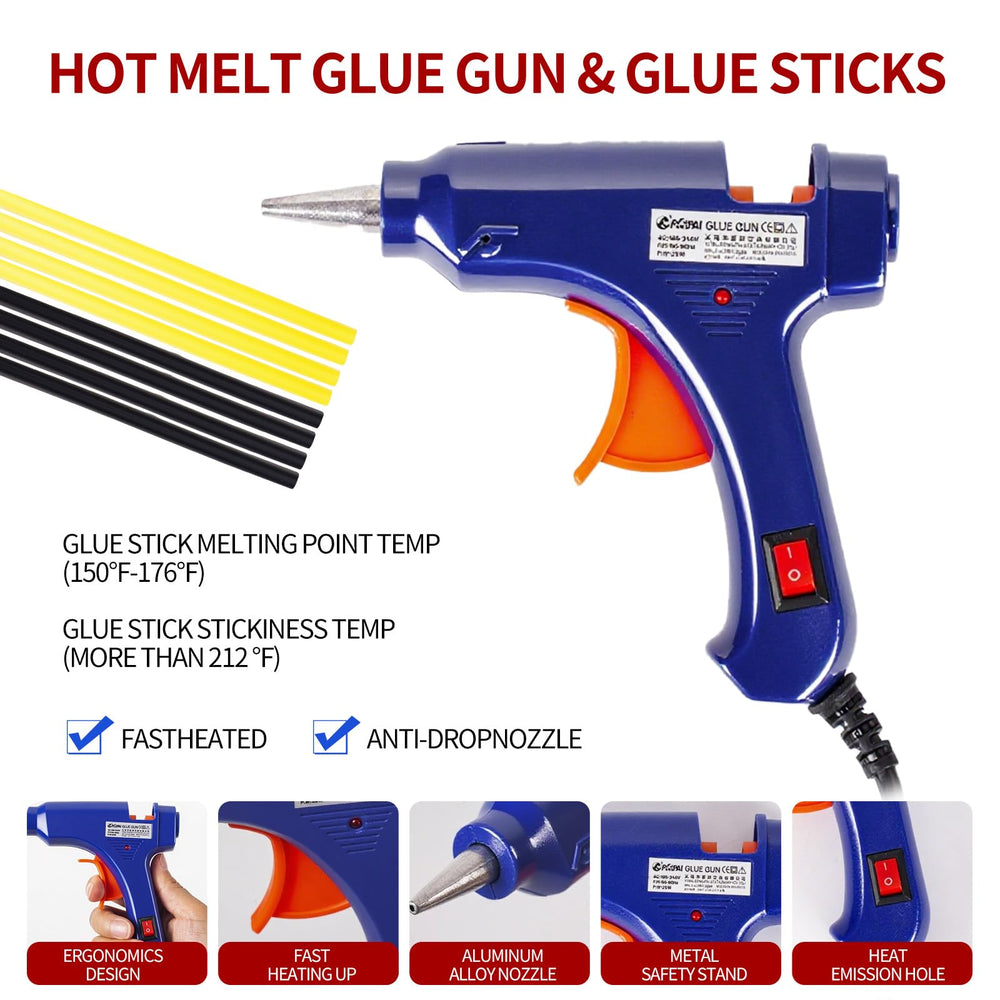 Bolitmus glue gun heats glue quickly for efficient repairs