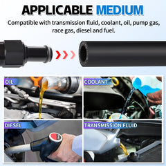 Boltigen 3/8 ID transmission oil cooler hose SAE J1532 compliant for reliability