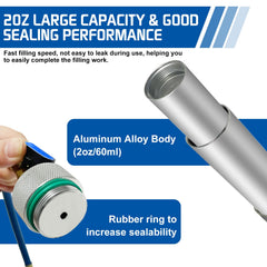 Boltigen AC Oil Dye Injector Kit metal-rubber construction offers durability.
