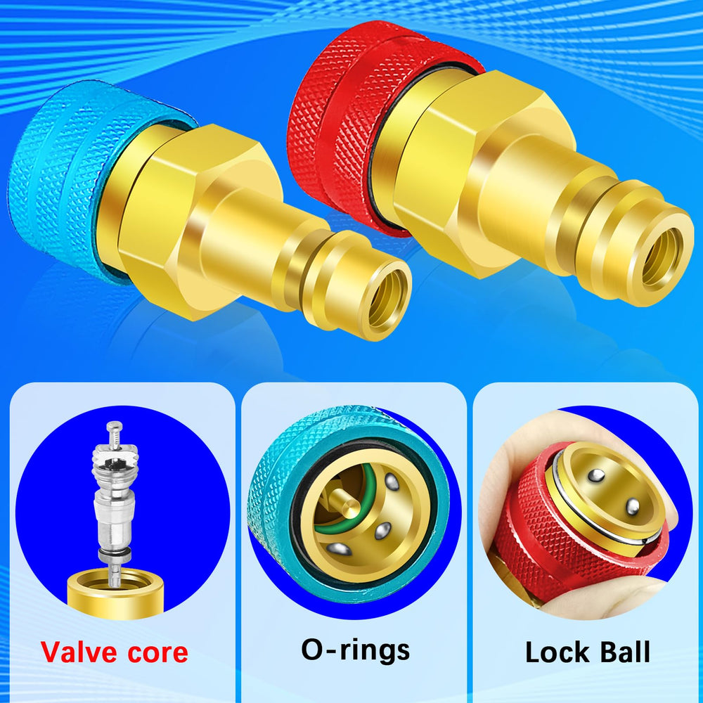Boltigen brass adapter construction shows durability.