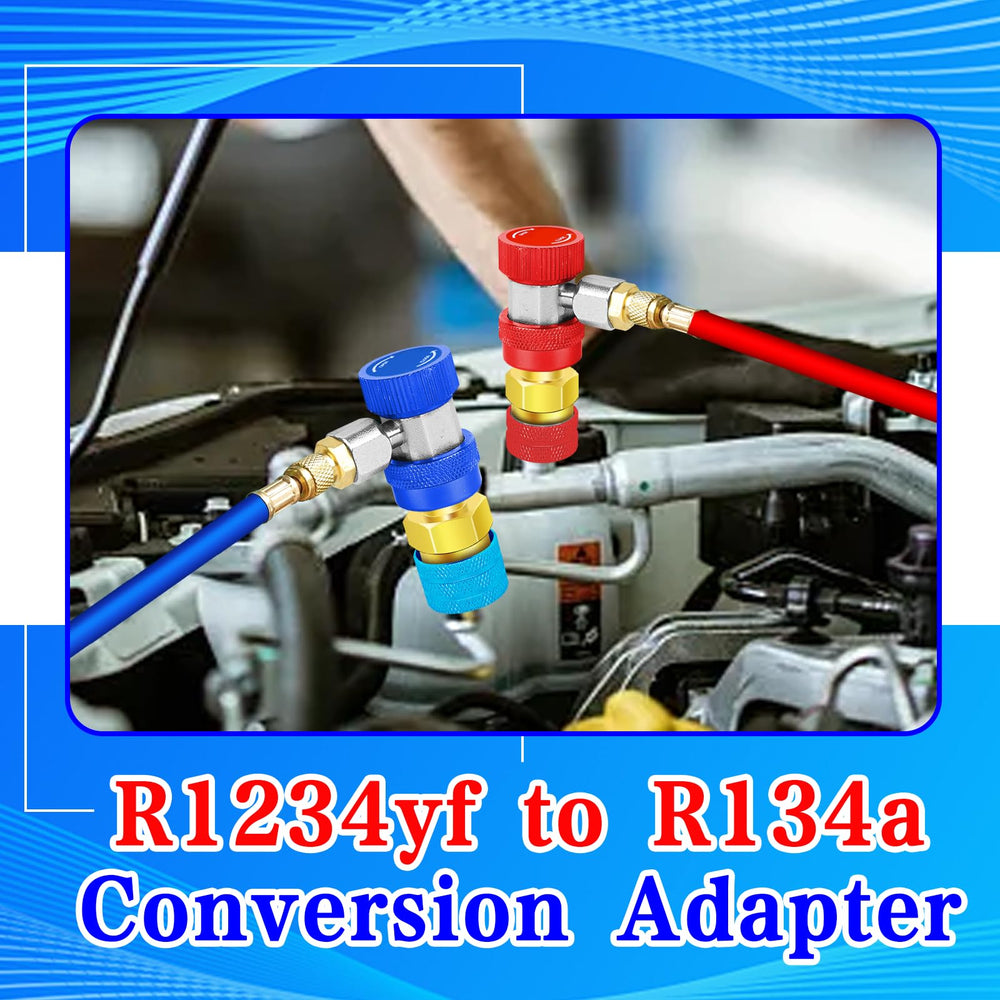 Boltigen compatibility with r134a quick coupler for setup.