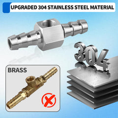 Boltigen stainless-steel body resists corrosion in fuel systems.
