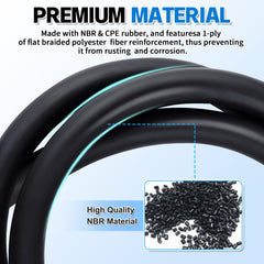 Boltigen inner polyester braid hose for strong transmission cooling lines.