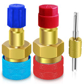 Boltigen r1234yf to r134a low-side blue quick coupler for secure connections.