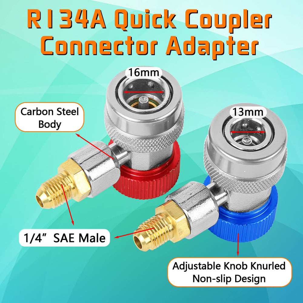 Boltigen R134a can taps with self-sealing tips ensure clean puncture and reseal.