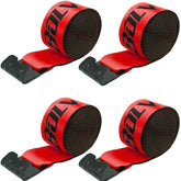 Bolvixor winch strap with flat hooks secures cargo on flatbeds.