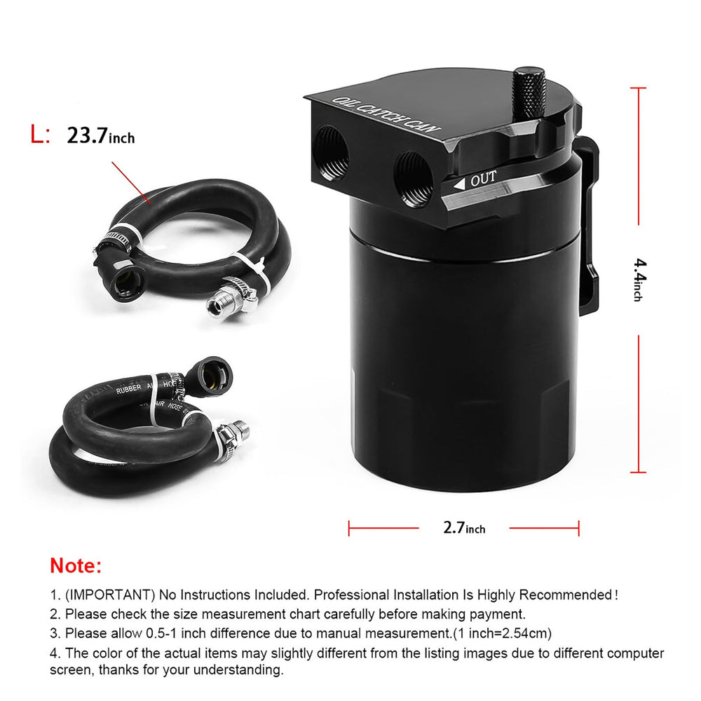 BOMLING catch can with dipstick view enabling easy oil level checks
