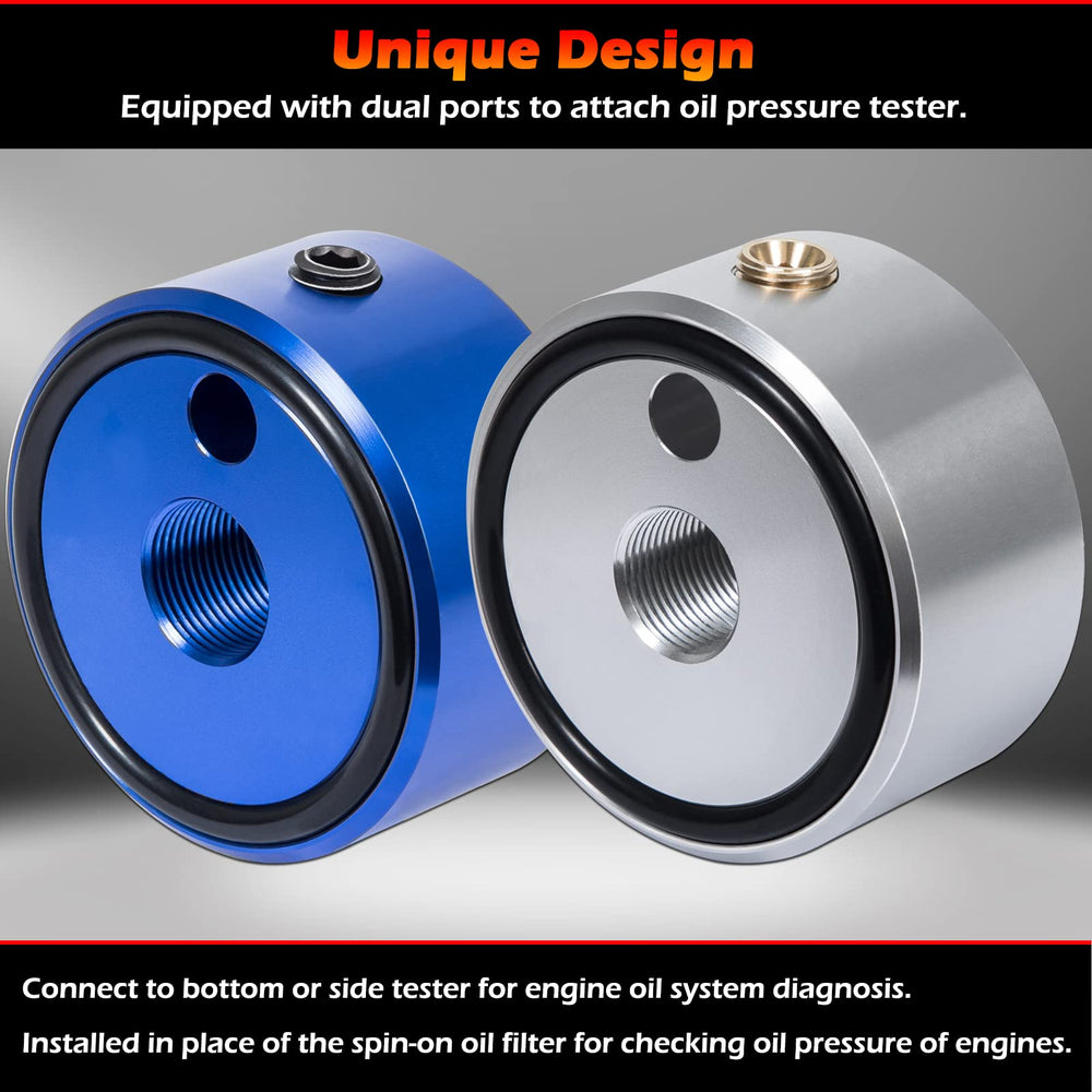 Bonbo 7219 oil pressure adapter enabling reliable gauge fitting on Gen III V8 engines.