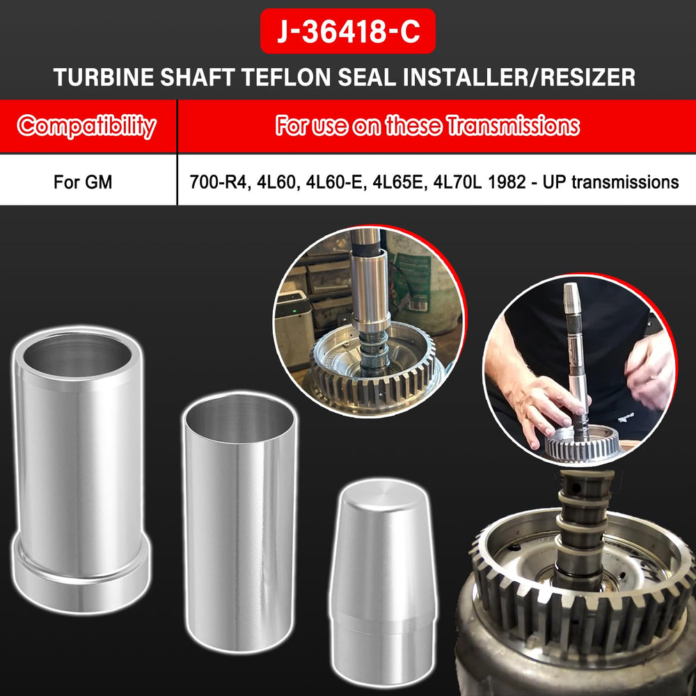 Bonbo J-36418-C turbine shaft installer safeguards Teflon seals