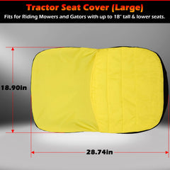 Elastic hem on Bonbo LP92334 seat cover for a secure, snug fit.