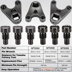 Bonbo MT0009 pin wrench body designed for 35mm caps with strong pin engagement