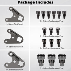 Bonbo MT0009 replaceable pins ready for sturdy cap removal
