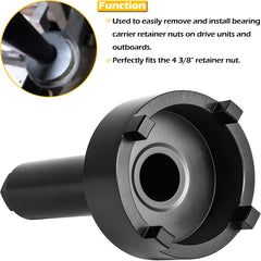 Bonbo steel tool with black oxide finish resists corrosion during marine use.