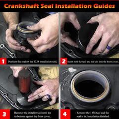 Bonbo steel black oxide tool offers durability during crankshaft work.