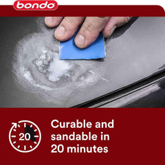 Bondo Glazing & Spot Putty pinholes fill delivers durable, even results.