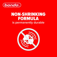 Bondo sanded finish accepts paint after curing.