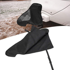 BONFQERT tight-fitting hitch cover with elastic hems for secure coverage.