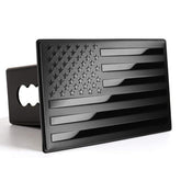 Bonrcea American flag hitch cover for 2in receivers protects the hitch from debris