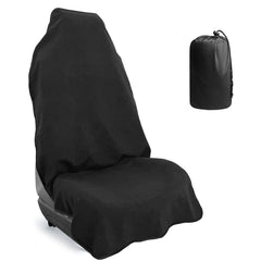 BOPUOVRE front seat cover showing waterproof layer protecting against sweat and spills while driving
