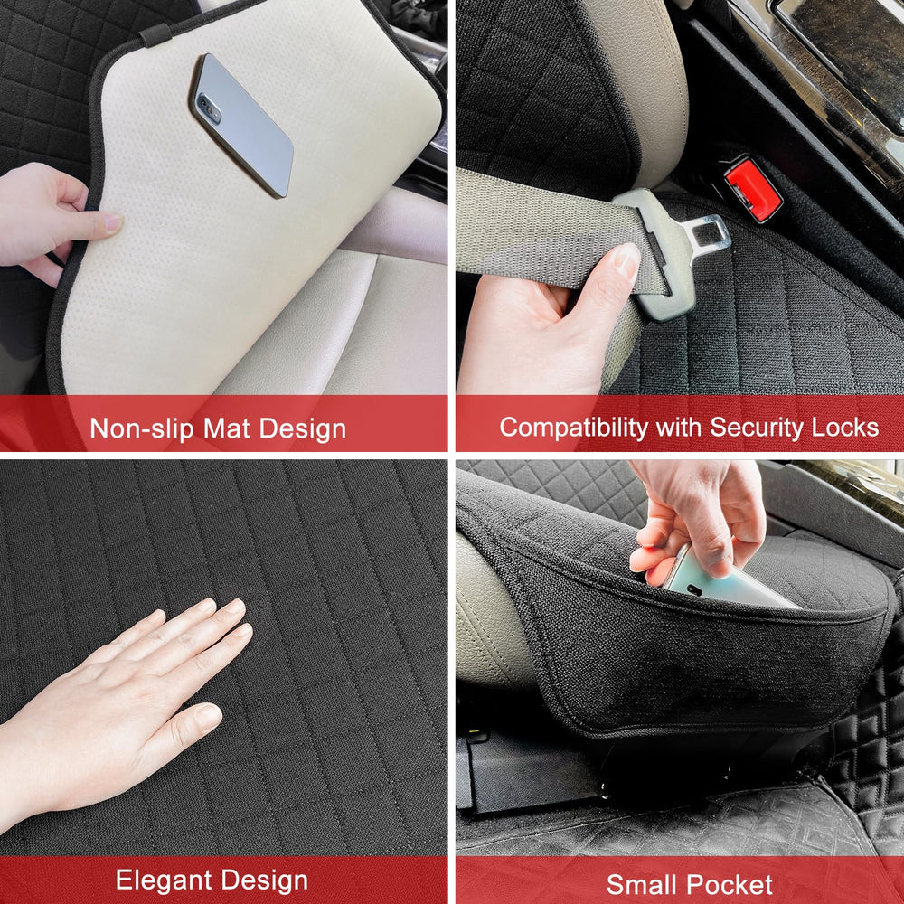 BOPUOVRE universal-fit seat covers fit most cars, trucks, and SUVs.