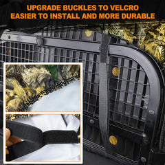 BORDAN camouflage cover resists dust and cleans easily with damp cloth