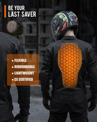 Borleni CE Level 1 back protector offers lightweight spine protection