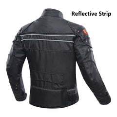 BORLENI external zippered pockets secure valuables while riding.