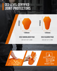 Borleni memory foam protection gear features soft comfort and flexible fit