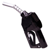 BORRITT Black 3/4 inch NPT automatic fuel nozzle with trigger control for precise fueling.