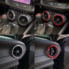 BORUIEN four-piece vent ring set for Camaro interior