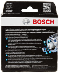 Bosch 9619 OE spark plugs in box demonstrates easy installation and corrosion resistance