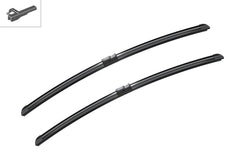 Bosch AeroTwin two blades for driver and passenger sides on the car