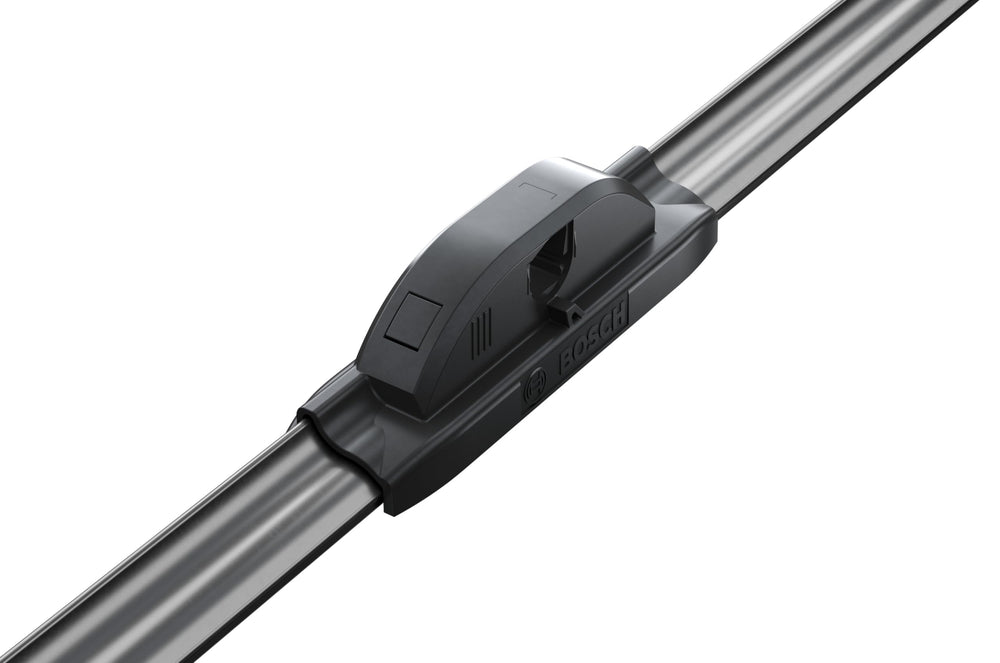 Bosch AeroTwin OE-style adapter enables easy installation on compatible vehicles.
