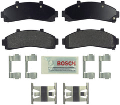 Bosch BE652H front brake pads with hardware for smooth, quiet stopping.