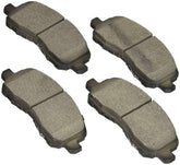 Bosch BE866H blue disc brake pads front-axle assembly delivering quiet braking and reliable fit.