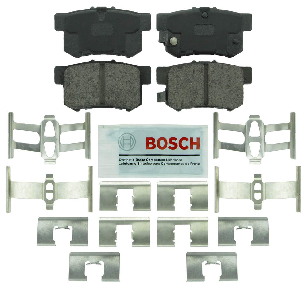 Bosch Blue rear brake pads provide quiet, reliable stopping power for daily driving.
