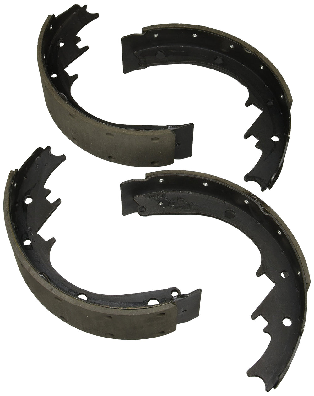 Bosch BS473R rear drum brake shoes for select GM trucks provide durable riveted braking