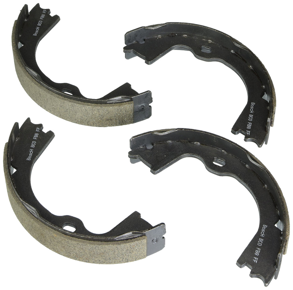 Bosch BS947 blue parking brake shoe set; durable asbestos-free design for select Chrysler Aspen, Dodge Durango, Ram 1500.