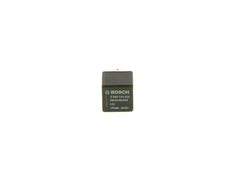 Bosch Changeover Mini Relay top view, consistent contact performance.