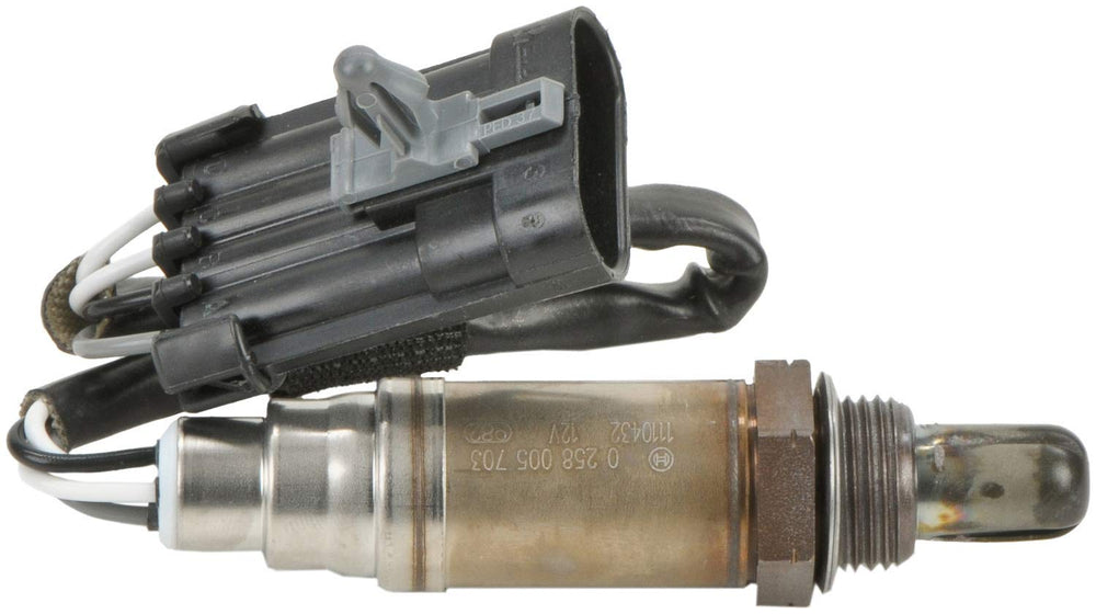 Bosch oxygen sensor in engine bay ensures accurate data.
