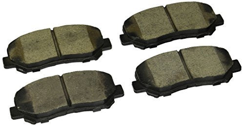 Bosch QuietCast backplate brake pad with ceramic finish for Mazda CX-5 durability