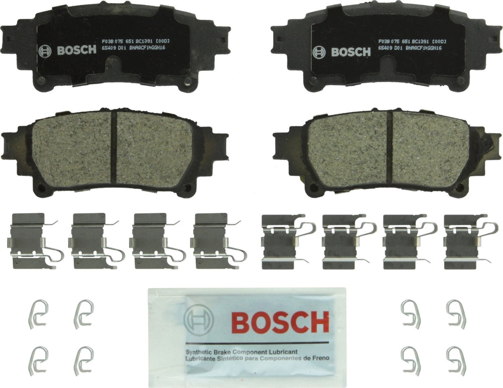 Bosch QuietCast rear brake pads for Lexus GS350 reduce noise and enhance durability