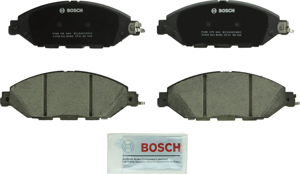 Bosch QuietCast ceramic front brake pad for smoother stops and low dust